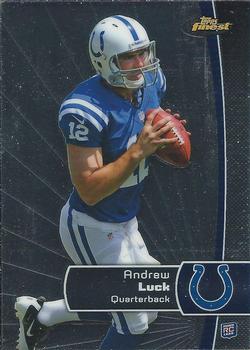 2012 Finest #110 Andrew Luck Front