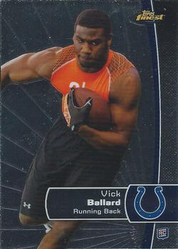 2012 Finest #143 Vick Ballard Front