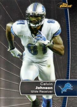 2012 Finest #20 Calvin Johnson Front