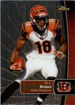 2012 Finest #72 A.J. Green Front