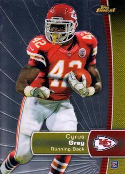 2012 Finest #116 Cyrus Gray Front