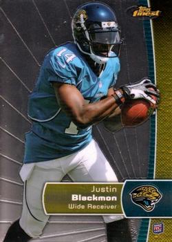 2012 Finest #130 Justin Blackmon Front