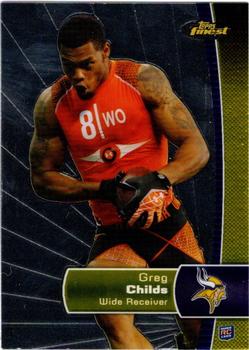 2012 Finest #147 Greg Childs Front