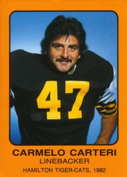 1982 Hamilton Tiger-Cats Safety #NNO Carmelo Carteri Front