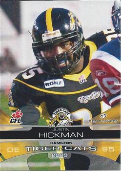 2009 Extreme Sports CFL #110 Justin Hickman Front