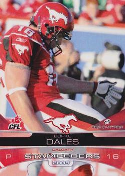 2009 Extreme Sports CFL #25 Burke Dales Front