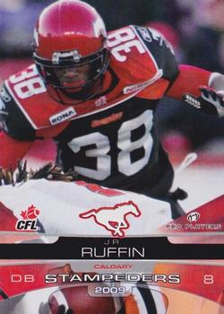 2009 Extreme Sports CFL #27 J. R. Ruffin Front