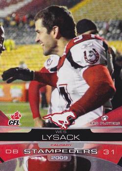 2009 Extreme Sports CFL #32 Wes Lysack Front
