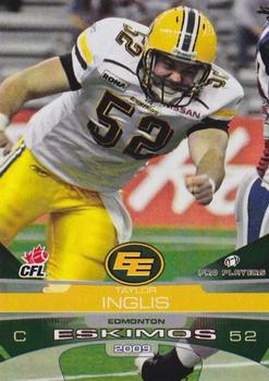 2009 Extreme Sports CFL #50 Taylor Inglis Front