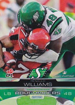 2009 Extreme Sports CFL #80 Renauld Williams Front