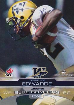 2009 Extreme Sports CFL #100 Terrence Edwards Front