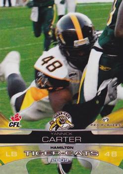 2009 Extreme Sports CFL #104 Yannick Carter Front