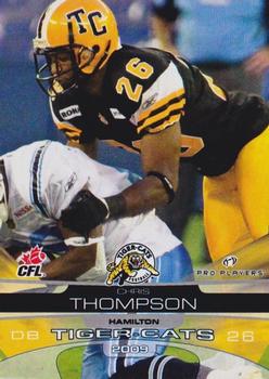 2009 Extreme Sports CFL #119 Chris Thompson Front