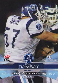 2009 Extreme Sports CFL #136 Brian Ramsay Front
