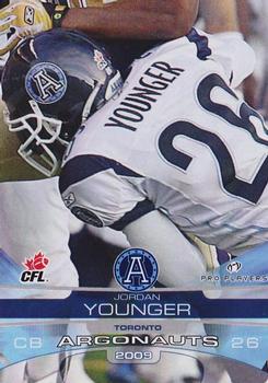 2009 Extreme Sports CFL #140 Jordan Younger Front