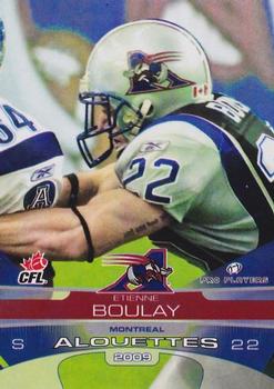 2009 Extreme Sports CFL #144 Ettiene Boulay Front
