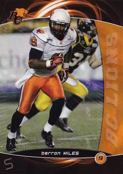 2008 Extreme Sports CFL #22 Barron Miles Front