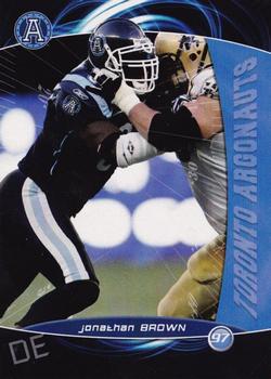 2008 Extreme Sports CFL #28 Jonathan Brown Front