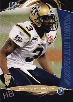 2008 Extreme Sports CFL #61 Anthony Malbrough Front