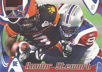 2007 Extreme Sports CFL #9 Anwar Stewart Front