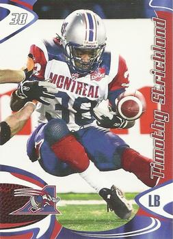 2007 Extreme Sports CFL #10 Timothy Strickland Front