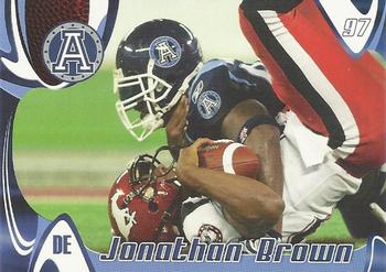 2007 Extreme Sports CFL #22 Jonathan Brown Front
