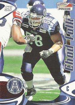 2007 Extreme Sports CFL #23 Chad Folk Front