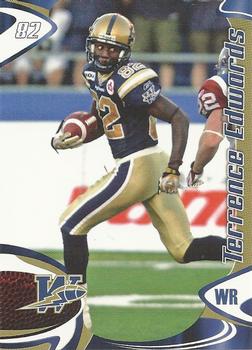 2007 Extreme Sports CFL #41 Terrence Edwards Front