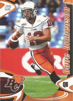 2007 Extreme Sports CFL #87 Dave Dickenson Front