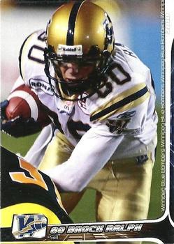 2010 Extreme Sports CFL #77 Brock Ralph Front