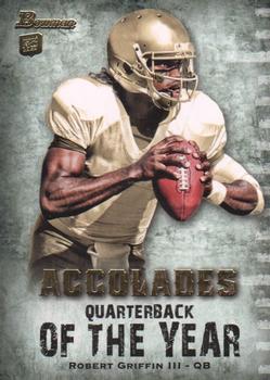 2012 Bowman - Accolades #BAC-RG2 Robert Griffin III Front