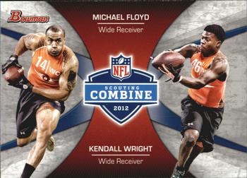 2012 Bowman - Combine Competition #CC-FW Michael Floyd / Kendall Wright Front