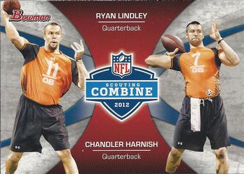 2012 Bowman - Combine Competition #CC-LH Ryan Lindley / Chandler Harnish Front