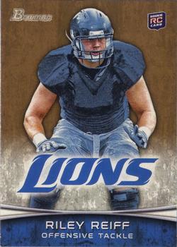 2012 Bowman - Gold #154 Riley Reiff Front