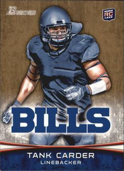 2012 Bowman - Gold #108 Tank Carder Front