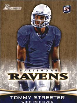2012 Bowman - Gold #114 Tommy Streeter Front