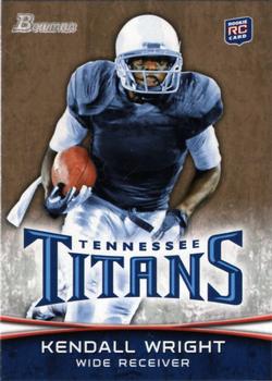 2012 Bowman - Gold #129 Kendall Wright Front