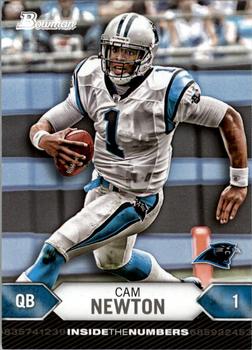 2012 Bowman - Inside the Numbers #ITN-CN Cam Newton Front