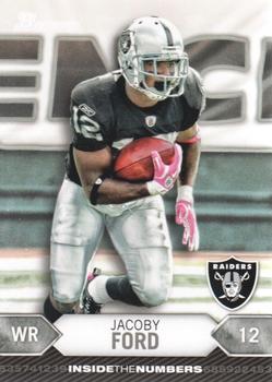 2012 Bowman - Inside the Numbers #ITN-JF Jacoby Ford Front