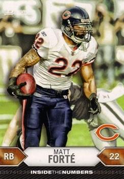 2012 Bowman - Inside the Numbers #ITN-MF Matt Forte Front