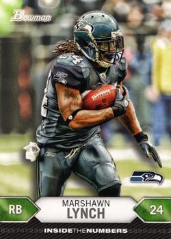 2012 Bowman - Inside the Numbers #ITN-ML Marshawn Lynch Front