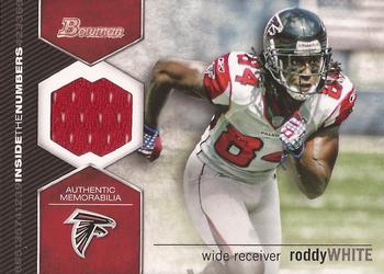 2012 Bowman - Inside the Numbers Relics #ITNR-RW Roddy White Front