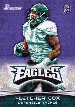 2012 Bowman - Purple #101 Fletcher Cox Front