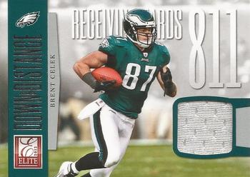 2012 Panini Elite - Down and Distance Jerseys #9 Brent Celek Front