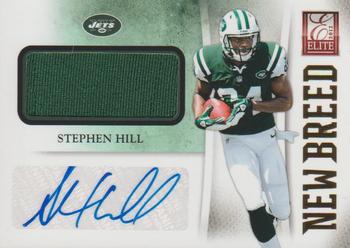 2012 Panini Elite - New Breed Jerseys Autographs #14 Stephen Hill Front