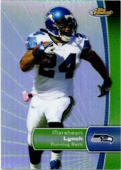 2012 Finest - Refractors #14 Marshawn Lynch Front