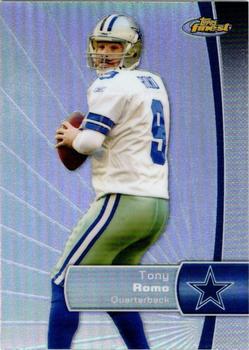 2012 Finest - Refractors #95 Tony Romo Front