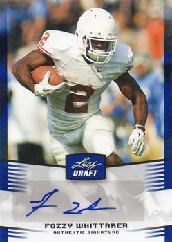 2012 Leaf Draft - Autographs Blue #FW1 Fozzy Whittaker Front
