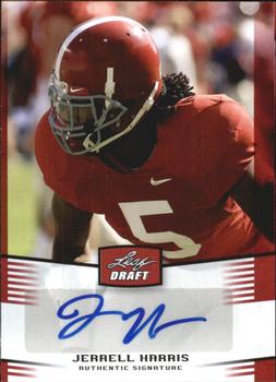 2012 Leaf Draft - Autographs Red #JH2 Jerrell Harris Front