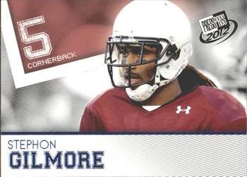 2012 Press Pass - Blue #16 Stephon Gilmore Front